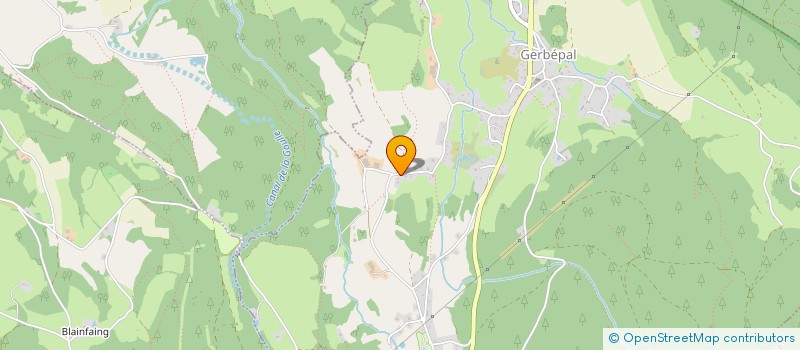 localisation de l'entreprise MONSIEUR MICHEL BERTRAND  GERBEPAL