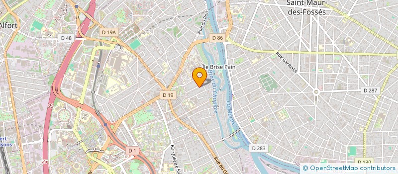 localisation de l'entreprise MONSIEUR MICHEL BERTRAND  CRETEIL