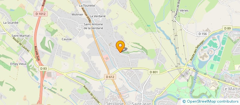 localisation de l'entreprise MONSIEUR MICHEL BERTRAND  CASTRES