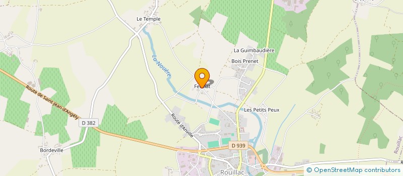 localisation de l'entreprise MONSIEUR MICHEL BERTRY à ROUILLAC