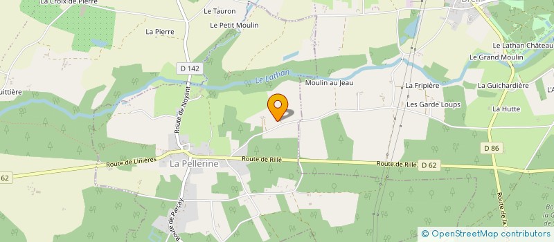 localisation de l'entreprise MONSIEUR MICHEL BESNARD  NOYANT-VILLAGES
