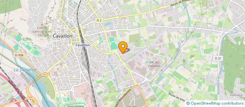 localisation de l'entreprise MONSIEUR MICHEL BESNARD  CAVAILLON