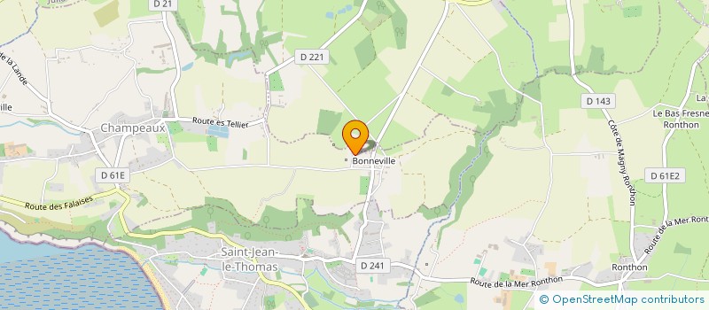 localisation de l'entreprise MONSIEUR MICHEL BESNIER  CHAMPEAUX