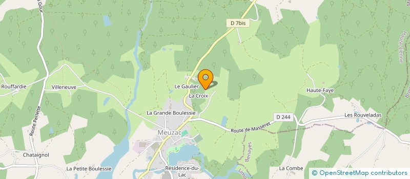localisation de l'entreprise MONSIEUR MICHEL BESSAUDOU à MEUZAC