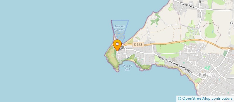 localisation de l'entreprise MONSIEUR MICHEL BESSEAU  PREFAILLES