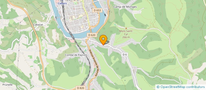 localisation de l'entreprise MONSIEUR MICHEL BESSON  CAHORS