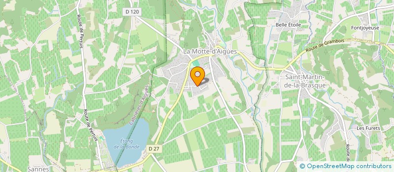 localisation de l'entreprise MONSIEUR MICHEL BESTAGNO  LA BASTIDE-DES-JOURDANS