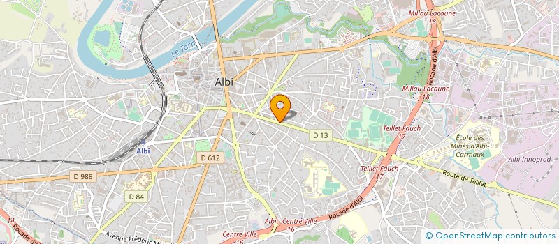 localisation de l'entreprise MONSIEUR MICHEL BETEILLE à ALBI