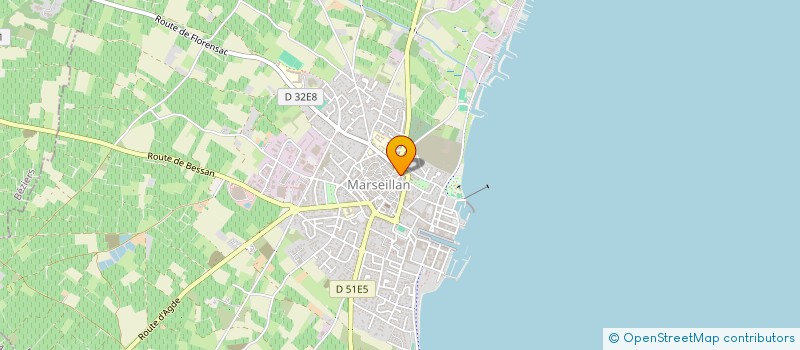 localisation de l'entreprise MONSIEUR MICHEL BETTI à MARSEILLAN