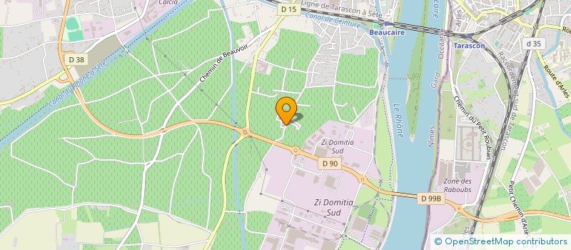 localisation de l'entreprise MONSIEUR MICHEL BEX  BEAUCAIRE