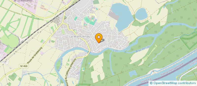 localisation de l'entreprise MONSIEUR MICHEL BEYHURST  LA WANTZENAU