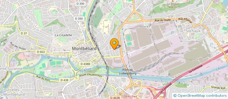 localisation de l'entreprise MONSIEUR MICHEL BEYLER  MONTBELIARD
