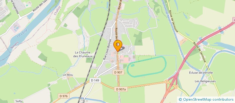 localisation de l'entreprise MONSIEUR MICHEL BEZIN  SERMOISE-SUR-LOIRE