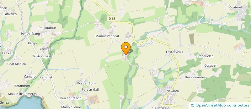 localisation de l'entreprise MONSIEUR MICHEL BIDEAU  SAINT-NIC