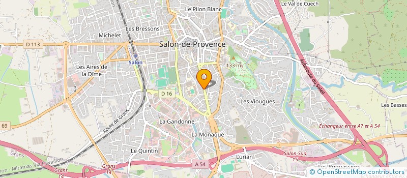 localisation de l'entreprise MONSIEUR MICHEL BIET  SALON-DE-PROVENCE