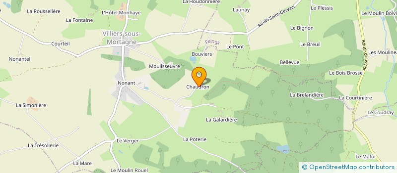 localisation de l'entreprise MONSIEUR MICHEL BIGNON à VILLIERS-SOUS-MORTAGNE