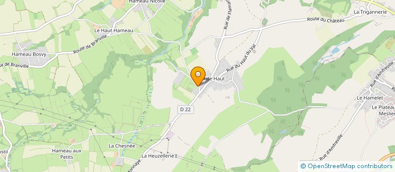 localisation de l'entreprise MONSIEUR MICHEL BIGOT  LA HAGUE