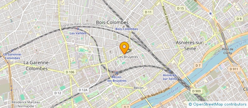 localisation de l'entreprise MONSIEUR MICHEL BIGOT  ASNIERES-SUR-SEINE