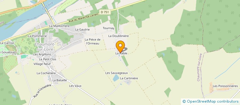 localisation de l'entreprise MONSIEUR MICHEL BIGOT à CHAUMONT-SUR-LOIRE