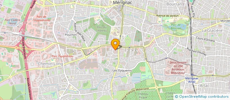 localisation de l'entreprise MONSIEUR MICHEL BIGOT  MERIGNAC