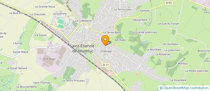 localisation de l'entreprise MONSIEUR MICHEL BIHAN  SAINT-ETIENNE-DE-MONTLUC