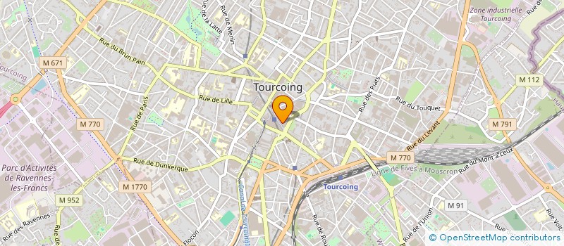 localisation de l'entreprise MONSIEUR MICHEL BILAND  TOURCOING