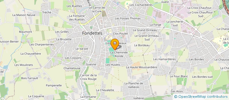 localisation de l'entreprise MONSIEUR MICHEL BILCOT à FONDETTES