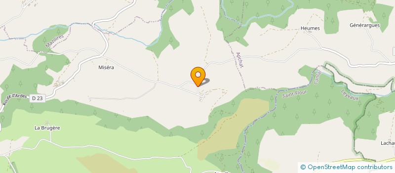 localisation de l'entreprise MONSIEUR MICHEL BILHEUX  ROCHE CHARLES LA MAYRAND