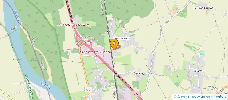 localisation de l'entreprise MONSIEUR MICHEL BILLAQUOIS  LA CHARITE-SUR-LOIRE