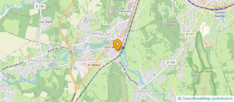 localisation de l'entreprise MONSIEUR MICHEL BILLET  MESSIA-SUR-SORNE