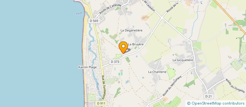 localisation de l'entreprise MONSIEUR MICHEL BINARD à SAINT-PAIR-SUR-MER