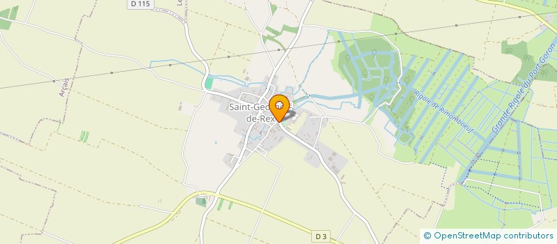 localisation de l'entreprise MONSIEUR MICHEL BIRAUD  SAINT-GEORGES-DE-REX