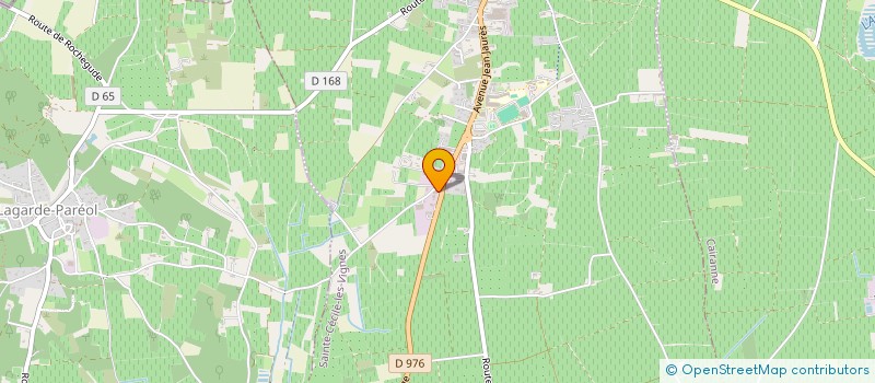 localisation de l'entreprise MONSIEUR MICHEL BISCAREL  CAIRANNE