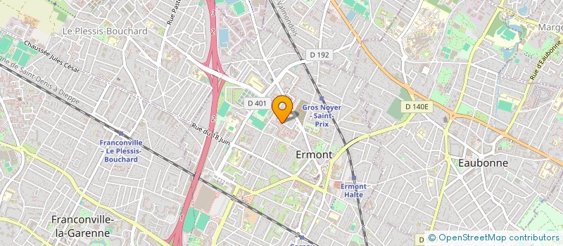 localisation de l'entreprise MONSIEUR MICHEL BITTON  ERMONT