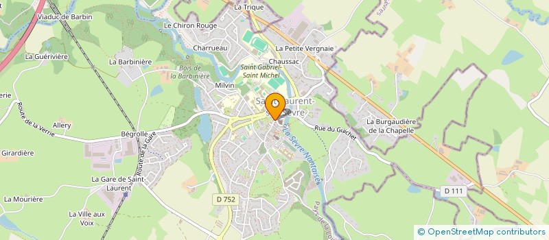 localisation de l'entreprise MONSIEUR MICHEL BIZON à SAINT-LAURENT-SUR-SEVRE