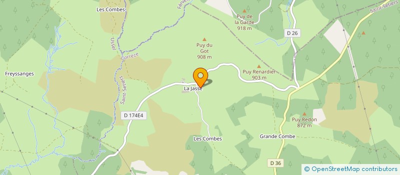 localisation de l'entreprise MONSIEUR MICHEL BIZOT  SAINT-SETIERS