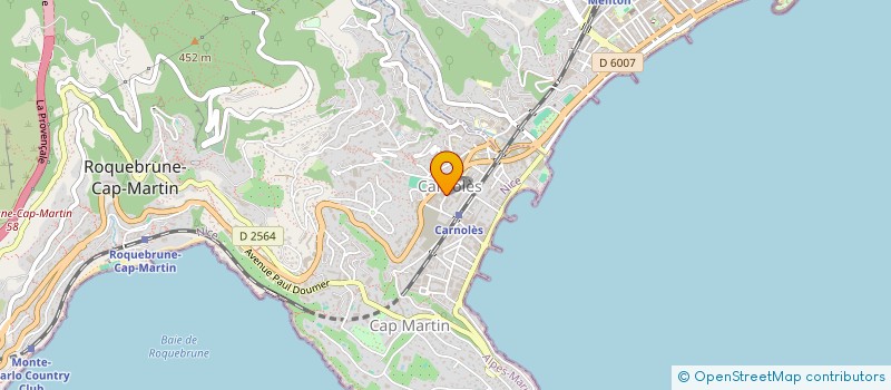 localisation de l'entreprise MONSIEUR MICHEL BLAIS à ROQUEBRUNE-CAP-MARTIN