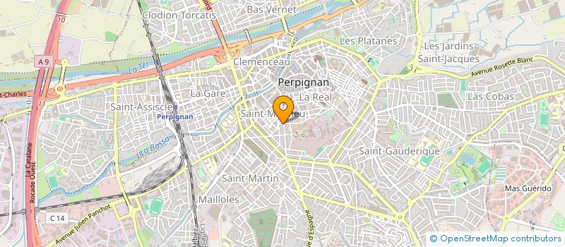 localisation de l'entreprise MONSIEUR MICHEL BLANC  PERPIGNAN