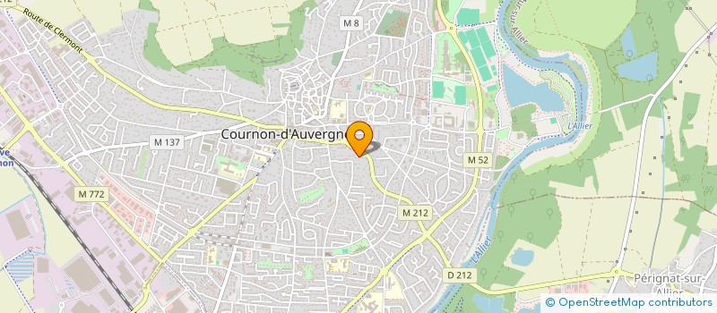 localisation de l'entreprise MONSIEUR MICHEL BLANC  SAINT-BONNET-LES-ALLIER