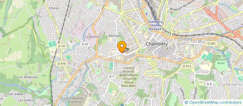 localisation de l'entreprise MONSIEUR MICHEL BLANC à CHAMBERY