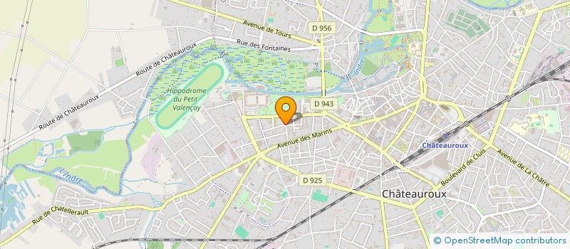 localisation de l'entreprise MONSIEUR MICHEL BLANCHARD à CHATEAUROUX