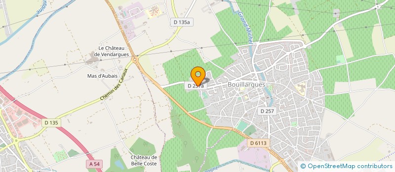 localisation de l'entreprise MONSIEUR MICHEL BLANCHET  BOUILLARGUES