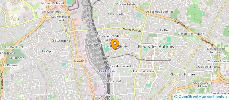 localisation de l'entreprise MONSIEUR MICHEL BLERIOT à FLEURY-LES-AUBRAIS