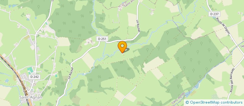 localisation de l'entreprise MONSIEUR MICHEL BLETTON  SAINT-AGNAN