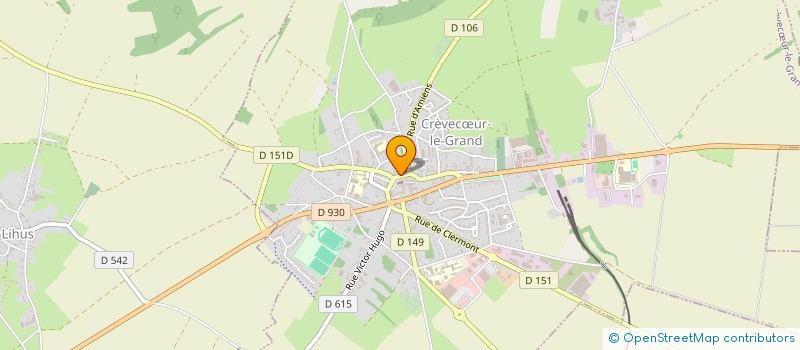 localisation de l'entreprise MONSIEUR MICHEL BLONDEAU  CREVECUR-LE-GRAND