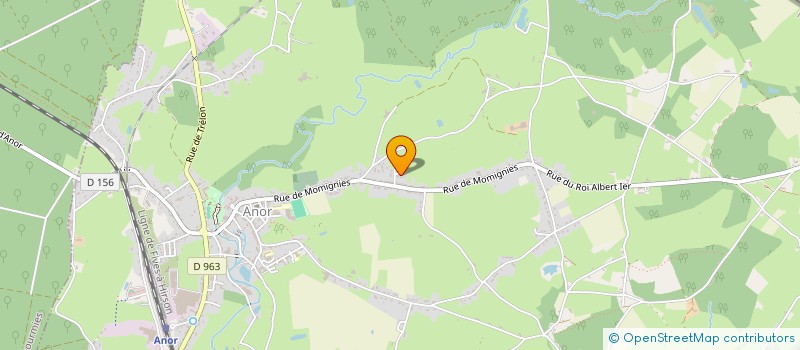 localisation de l'entreprise MONSIEUR MICHEL BLONDEAU  ANOR