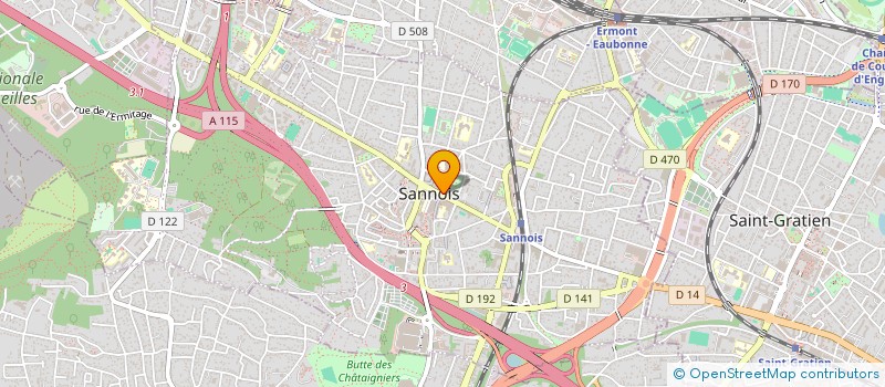 localisation de l'entreprise MONSIEUR MICHEL BLOSSE  SANNOIS