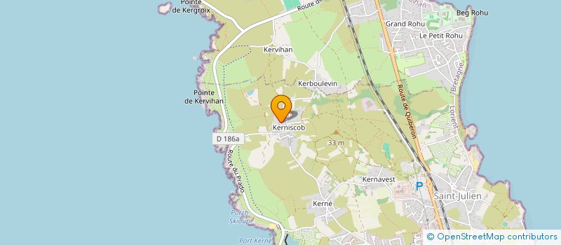 localisation de l'entreprise MONSIEUR MICHEL BOBES à QUIBERON