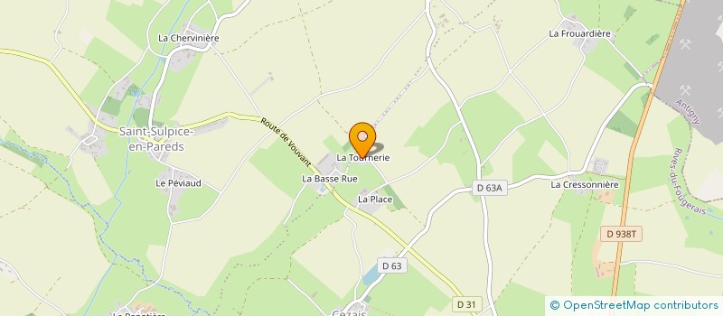 localisation de l'entreprise MONSIEUR MICHEL BOBINET  RIVES-DU-FOUGERAIS