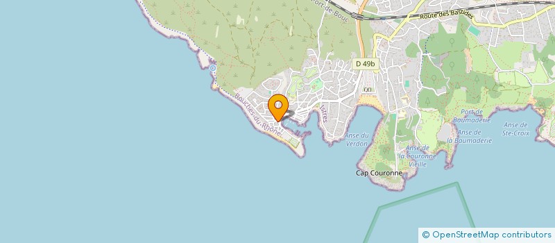 localisation de l'entreprise MONSIEUR MICHEL BOCCALEONI  MARTIGUES